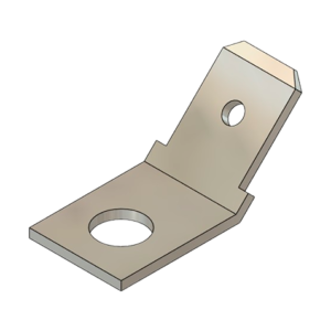 terminal faston para fixacao latao 45 6mm 100.104